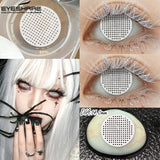 New Vampire Red Lens for Eyes Halloween Colored Contact Lenses Demon Cosplay Wihite Softlens Anime Party Makeup Lenses