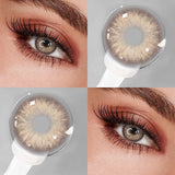 Color Contact Lenses Prescription Small Pupil Graduated Lens 1Pair Fashion Makeup Soft Color Contacts  Beauty Cosmetic