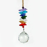 Hanging Crystal Lighting Ball Pendant DIY Tree Of Life  Sun Catcher  Prism for Outdoor Home
