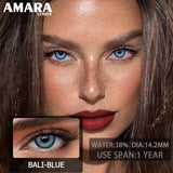 1 pair Colored Contact Lenses Natural Look Green Lenses Gray Contact color Lenses Beauty Pupil Eye Cosmetics Yearly Use