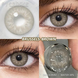 1pair Fashion Colored Contact Lenses for Eyes Natural Gray Contact Blue Eyes Lenses Gray Contacts Yearly Green Pupils