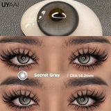 NEW Lenses Colored Contact Beauty Colored Pupils Green Contact Lenses Natural Look Lenses Women Brown Pupils High Quality