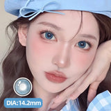1 Pair Myopia Color Contact Lenses for Eyes with Prescription Makeup Eye Color Lenses Beauty Pupils Fashion Blue Lenses