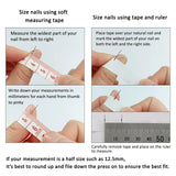 10Pcs Short Almond Handmade Press on Nails Cat Eye Moon Bow Tie Aurora Design False Nails Acrylic Wearable Manicure Spice Girl