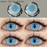 1pair Eyes Lenses for Eyes Blue Lneses Beauty Makeup Yellow Eye Contact Lenses Cosmetic Color Lens Eyes