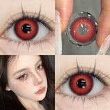 2pcs Korean Colorld Contact Lenses with diopter Pink Pupils Contact Lenses Natural Beauty Soft Lenses Fast Shipping