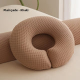Professional Salon Use round Face Pillow Massage Bed Hole Pad Removable Cover Neck Shoulder Back Massager U-Shaped Pillow
