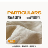 Embroidery Quilt Fluffy Soft Comfort Washed Cotton Embroidery Thin Quilt Machine Washable Blanket Dormitory Single Summer Quilt