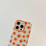 Cute Floral Lovely Flowers Clear Phone Case for IPhone 13 14 16 15 Pro Max Shockproof Protective Cover for Iphone 17Pro Max Case