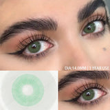 2pcs Blue Green Contact Lenses Yearly New Colored Lens Brown Natural Cosmetic Gray Big Eyes Student Beauty Pupil