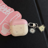 Korea Cute Simple Style Star Pattern For AirPods1 2 3 For AirPods 4 For AirPods Pro 2 Pink Silicone Earphone Protection Case