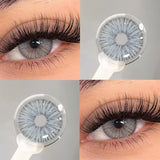 2Pcs Colored Contact Lenses with Prescription Brown Lens Health & beauty Blue Natural Soft Contact Lens Fast Shipping