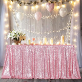 Gold Sequin Rectangle Table Cover Sparkly Fabric Table Cloth for Birthday Wedding Party Holiday Baby Shower Christmas Decoration