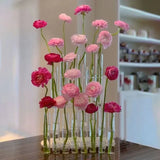 Test Tube Vases, High Appearance Glass Ornaments, Fresh Flowers, Hydroponic Planters, Combination Flower Vase Decorations