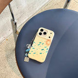 Cute IMD Bling Blue Foil Fish Phone Case for IPhone 15 16 Pro Max 17 Promax 14 Pro Max Shockproof Fish Soft Back Funda Cover