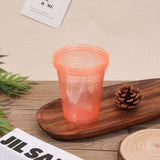 100Pcs Neon Glow Plastic Party Cups Neon Colors Cups For UV Black Light Reactive Neon Birthday Glow in the Dark Party Supplie