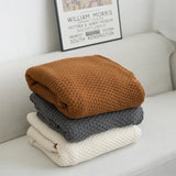 Nordic Office Nap Throw Blanket Bedspread Living Room Decoration Sofa Blanket Cover Knitted Shawl Warm Household Bed End Cover