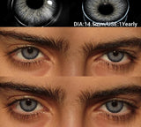 Natural Colored Contacts Lenses Ocean Blue Gray Color Lenses Brown Eye Lens Green Eye Contact Yearly Beauty Makeup Lens
