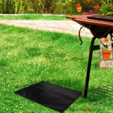 Heat Resistant Fireproof Grill Mat for Outdoor Bbq Deck Patio Tabletop Flame Barrier Fiberglass Silicone Easy Clean Grill
