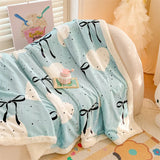 New double-sided blanket class A thickened milk wool lamb wool sofa blanket office nap blanket