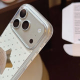 Mirror stars imd back cover for iphone 16 17 pro max 13 14 15 promax cartoon lovely phone case conque