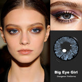 Birkin Brown Natural Colored Contact Lenses Half-Yearly Use Soft Eye Beauty Lens for Daily Makeup Cosmetic Contacts