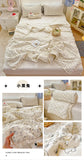 Class A Pure Cotton Summer Quilt Soybean Fiber Thin Quilt Princess Style Lace Ruffles Comforter Summer Air Conditioned Blanket