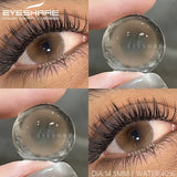 1 Pair Natural Blue Lenses Yearly Use Contact Lens Beauty Color Contact Lenses For Eyes Brown Contacts Gray Pupils Lens
