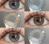1pair Color Contact Lenses for Eyes Natural Eye Lens Blue Eye Lenses Brown Lenses Gray Pupils Yearly Green Eye Contacts
