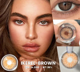 1 Pair Brown Color Series Contact Lenses for Eyes Fashion Natural Lenses High Quality Soft Lens Cosmetics Pupils Yearly