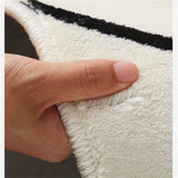 Irregular Carpet for Bedroom Cute Bow Floor Mat Soft Fluffy Foot Mats Bedside Carpets Cute Girl Rug Home Decoration Rugs