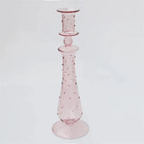 Nordic Transparent Glass Candlestick 3 Heads Candlesticks Taper Candle Holders Romantic Wedding Home Coffee Table Decor