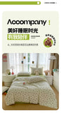 Printed Floral Summer Quilt Four Piece Set Soft Bedroom Decor Bedding Set Summer Quilt Bed Sheet With Pillowcases Home Textiles