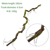 Wall Hanging Artificial Large Cherry Tree Trunk Branches Fake Creeper Plants With Moss Twig Vine Liana Garden Outdoor Home Decor