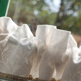 Elegant Short Curtain Punch-Free Half Curtain Small Window Gauze Curtain Velcro Shade Home Decorative