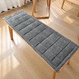 1PC Solid Color Thicken Sponge Bench Cushion Thickened Soft Long Bench Cushion Sofa Seat Mat Cushion for Available All Seasons