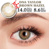 2Pcs/Pair Contact Lenses With Diopters Beauty Pupils Makeup DNA Degree Color Contact Lenses For Myopic Eyes aesthetic Lens