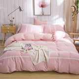 1pcs Duvet Cover Nordic sling 100 Cotton Stripes 150x200 King Size housse de couette Skin friendly Quilt Cover Bed Linen