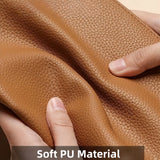 Leather Hair Tool Storage Bag Hair Dryer Portable Travel Organizer Case for Curling Iron Straightener Styling Tool Pouch Gift