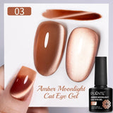 7.5ML Amber Moonlight Cat Magnetic Gel Nail Polish WaterLight Cat Eye Gel Soak Off Semi-Permanent Nail Art Varnish For Manicure
