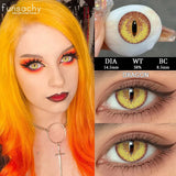 1 Pair Cosplay Contact Lenses for Eyes Anime Crazy Cosplay Contact Lens for Halloween 6 Months Cosmetics Lens