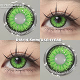 1 Pair Cosplay Colored Contact Lenses Red Lenses Halloween Blue Beauty Makeup Eyes Lenses Anime Purple Eyes Contacts