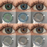 New Color Contact Lenses for Eyes Natural Blue Eye Lenses Cosmetic Green Contacts Yearly Brown Eyes Lens Gray Lenses
