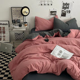 INS Bedding Comforter sets Duvet Cover bedsheets set with pillows case Bedding Linens Set for Queen/King Bed edredones de cama