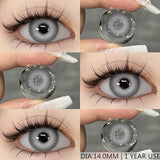 1 Pair Pink Cosplay Contact Lenses for Eyes Lenses Anime Lenses Anime Accessories Lenses Pink Lenses Red Lens