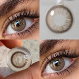 Color Contact Lenses Prescription Small Pupil Graduated Lens 1Pair Fashion Makeup Soft Color Contacts  Beauty Cosmetic