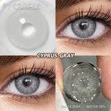 1pair Fashion Colored Contact Lenses for Eyes Natural Gray Contact Blue Eyes Lenses Gray Contacts Yearly Green Pupils