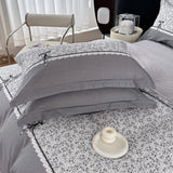 INS 100% Cotton Princess Pillow Case 48X74cm Breathable Pillowcase Decorative for Home Bedding Bedroom