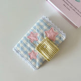 A6A5 Handmade Korean Pink Five-Star Self-Made Book Jacket Diary And Ledger Loose Leaf Book Cover Gift For Girls