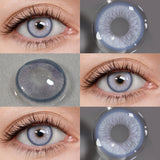 14.2mm Yearly Disposal Colored Contact Lenses Enlarging Effect Soft Lens For Daily Makeup Eye Contacts